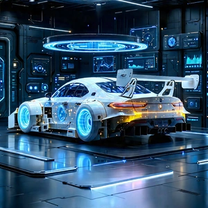 Automotive Technology In Research Center With Image, There