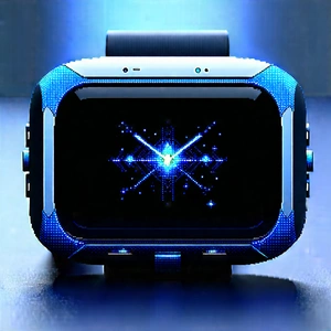 Innovative Wearable (device:1.12) (design:1.37) With Blue Virtual