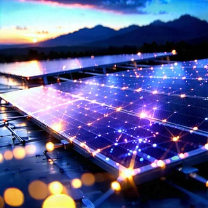 Innovative Renewable Energy (design:1.13) With Large Solar