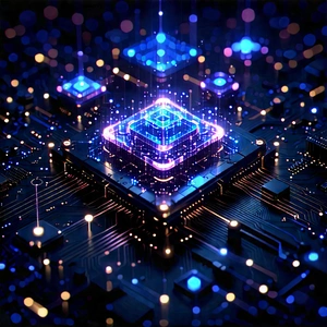 Blockchain Network Visualization With Image, There