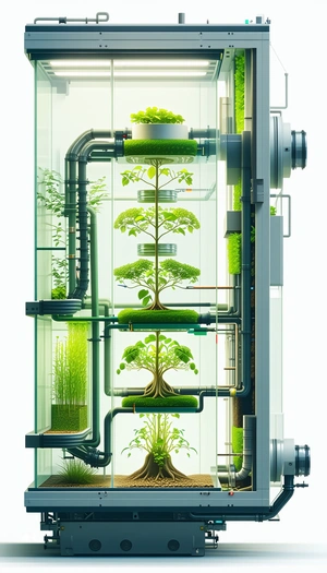 A Large, Multi-level Plant Growing System