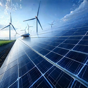 Innovative Renewable Energy (design:1.21) With Large Solar
