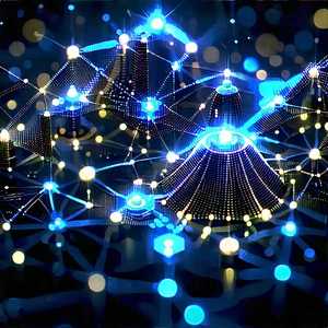 Blockchain Network Visualization With Image, There