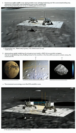 The Image Is A Diagram Showing The Process Of Building A Space Station