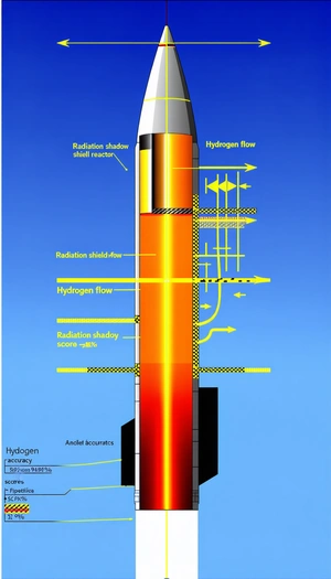 A Diagram Is Shown Of A Rocket, With The Main Focus On The Engine