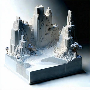 3d printer with (digital:1.18) particles