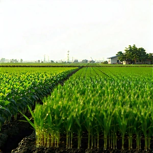 Agricultural Technology In Modern Laboratory With Large Field