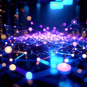 Blockchain Network Visualization With Close-up Computer