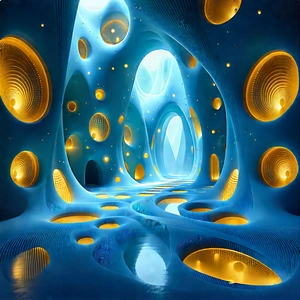 Futuristic Innovation Hub With Image