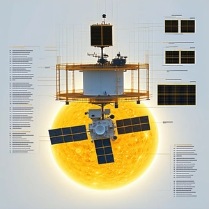 A Large, Round, Yellow Object Is Shown In The Center Of The Image