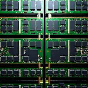 Close-up of memory module