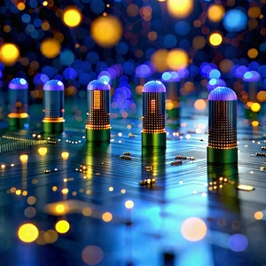 Close-up Of Sensor Array With Image, There