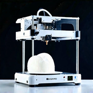 3d Printer With Data Streams With Printer Shown