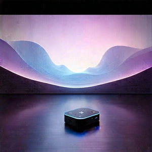 Smart Home Device With Streaming Content With Small, Square-shaped