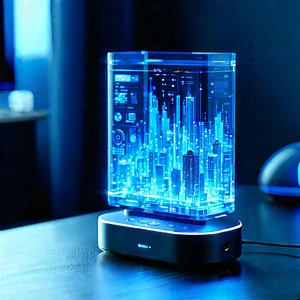 Smart home device with data visualization