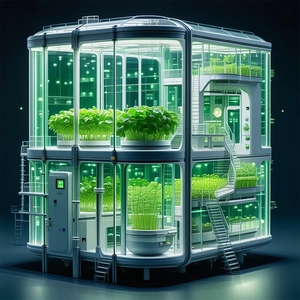A Large, Futuristic Building With A Unique Design
