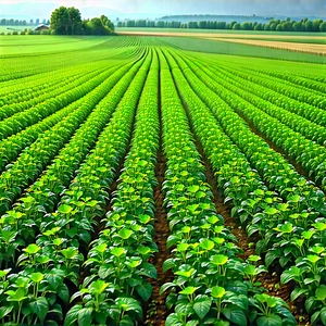 Agricultural Technology In Research Center With Large, Lush