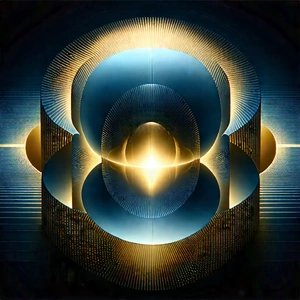 Innovative Communication Tool Design With Futuristic Artwork