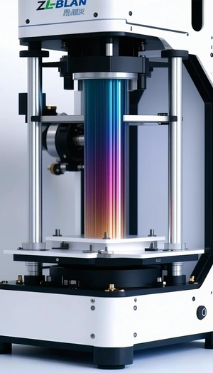 A Large, Colorful, And Vibrant Light Display