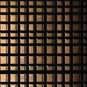 Tech Etching: Close-up of sensor array