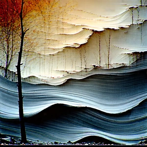 Abstract Vintage Film Photography: Decay represented through flowing lines