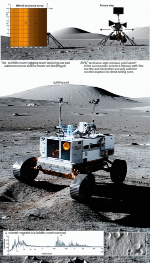 A White Rover Vehicle On A Dirt Road, Possibly On A Planet