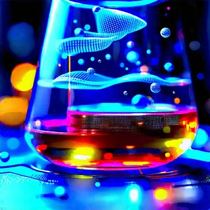 Entertainment Technology In Modern Laboratory With Glass Filled