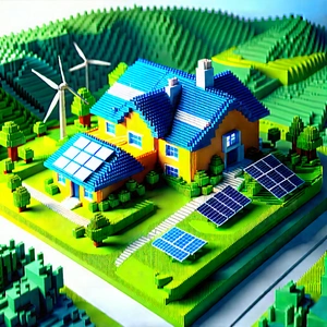 Innovative Renewable Energy Design With Model House