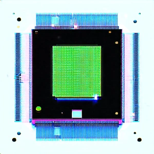 Microchip With (digital:1.19) Particles With Close-up Computer