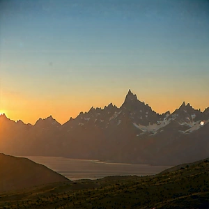 Nature Stock Photography: Mountain Range During (sunset:1.46) With Beautiful Mountain