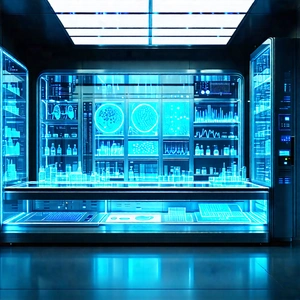 Tech Octane Render: Healthcare technology in research center