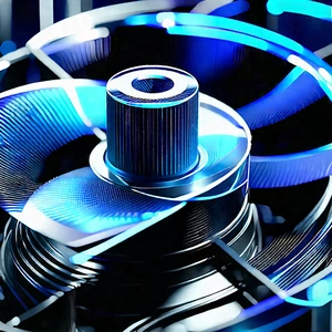 Close-up of cooling system