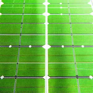 Tech Macro Photography: Solar panel with digital particles