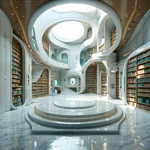 Educational Technology In Research Center With Image, There