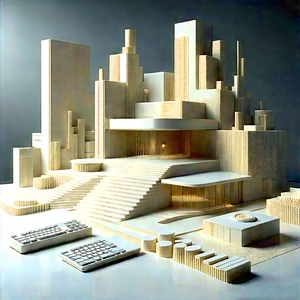 Financial Technology In Design Studio With Large Model