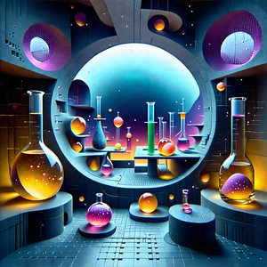 Educational Technology In Modern Laboratory With Image, There