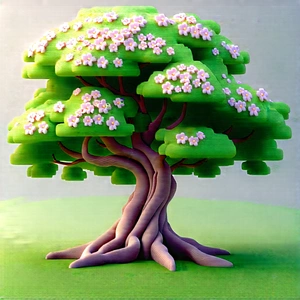 Nature Unreal Engine: Ancient (tree:1.17) In Spring Bloom With Tree Large
