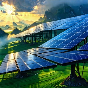 Innovative Renewable Energy Design With Image, There