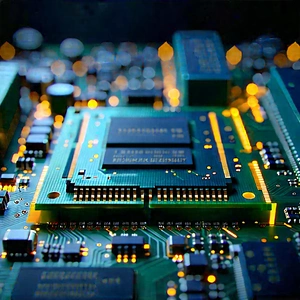 Close-up of memory module