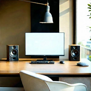 Entertainment Technology In Tech Office With Well-equipped Home