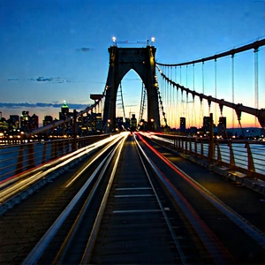 Urban Stock Photography: Iconic Bridge With (city:1.46) Lights With Captures Beautiful