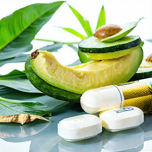 Lifestyle Product Photography: Wellness Scene With Healthy Food With Green Avocado