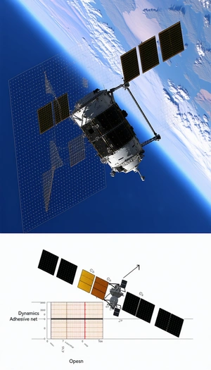 A Spacecraft Is Shown In Two Different Views