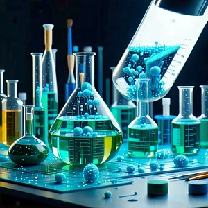 Entertainment Technology In Modern Laboratory With Table Variety