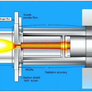 A Diagram Of A Nuclear Reactor, With A Focus On The Nuclear Fuel And The Radiation Shield