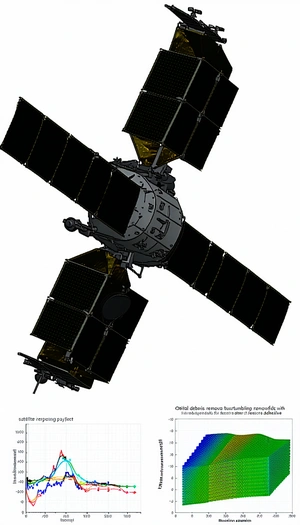 A Space Shuttle Is Shown In A Black And White Image