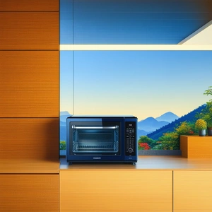 Tech Lithograph: Innovative Smart Appliance Design With Microwave Oven