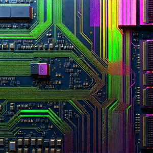 Close-up of memory module