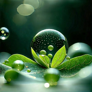 Innovative Medical Technology Design With Close-up Green