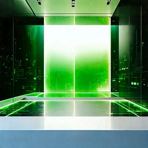 Futuristic Tech Startup Office With Large, Open